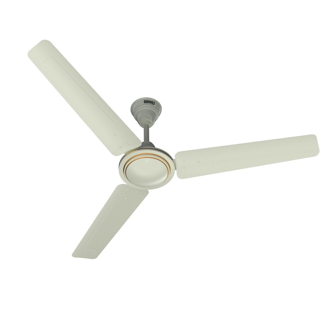 1 Shakti Home EcoSpin 48 Plus 1200 mm Ceiling Fan for Home & Office, Living Room | Energy Efficient Fan | High Speed | BEE Star Rated | 2 Years Warranty | Silk Ivory Color | - Image 1