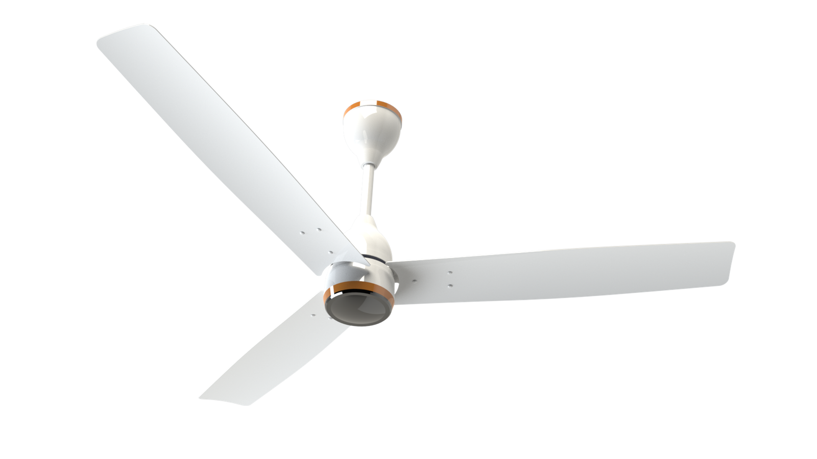 EcoVia White01 EcoVia BLDC Ceiling Fan with Smart Remote Control Fan, Energy Efficient BLDC Motor, Double Ball Bearing - Moonstone White - Image 1