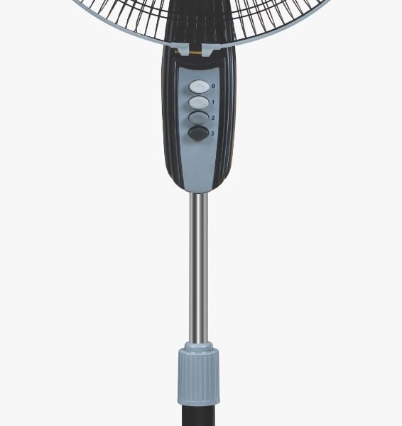 Shakti Home Wind Master Pedestal Fan with High Air Delivery, 400 mm Adjustable Pedestal Fan with 3-Speed Control – Height Adjustable Standing Fan, Wide Oscillation, Quiet Cooling with 2 Year Warranty